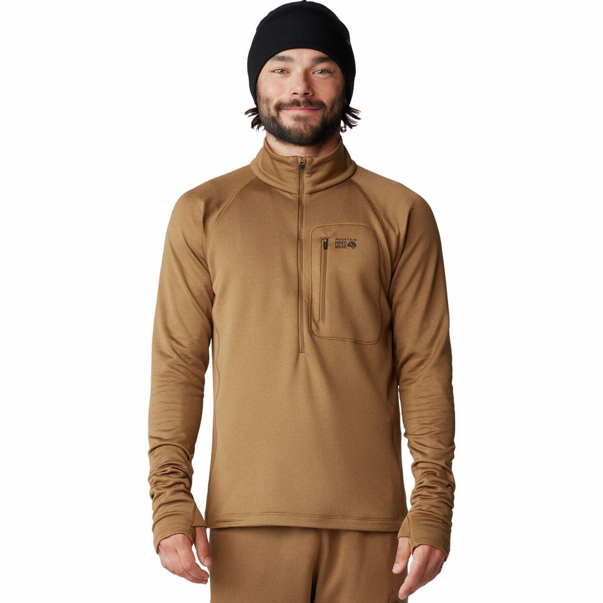 

Глейшл трейл полузастегивающийся пуловер Mountain Hardwear, цвет corozo nut