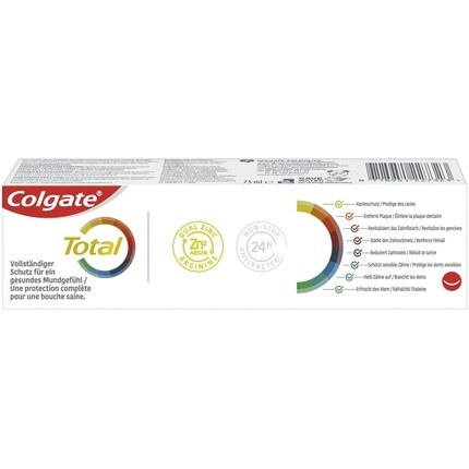 Зубная паста Total Plus Healthy Freshness 75 мл — защита от кариеса и зубного налета со вкусом мяты, Colgate — фото 3