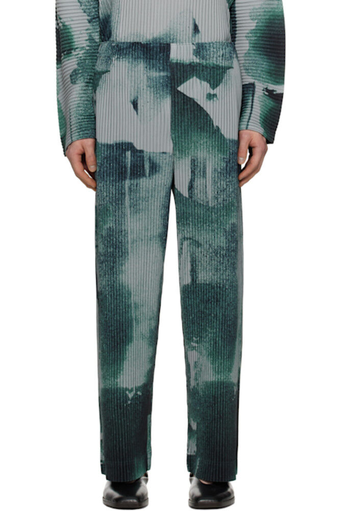 

Серые ветрозащитные брюки HOMME PLISSÉ ISSEY MIYAKE