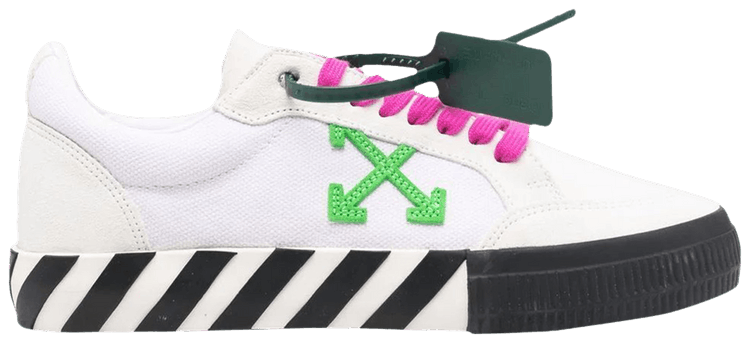 

Кроссовки Off-White Vulc Sneaker 'White Green Fuchsia', белый