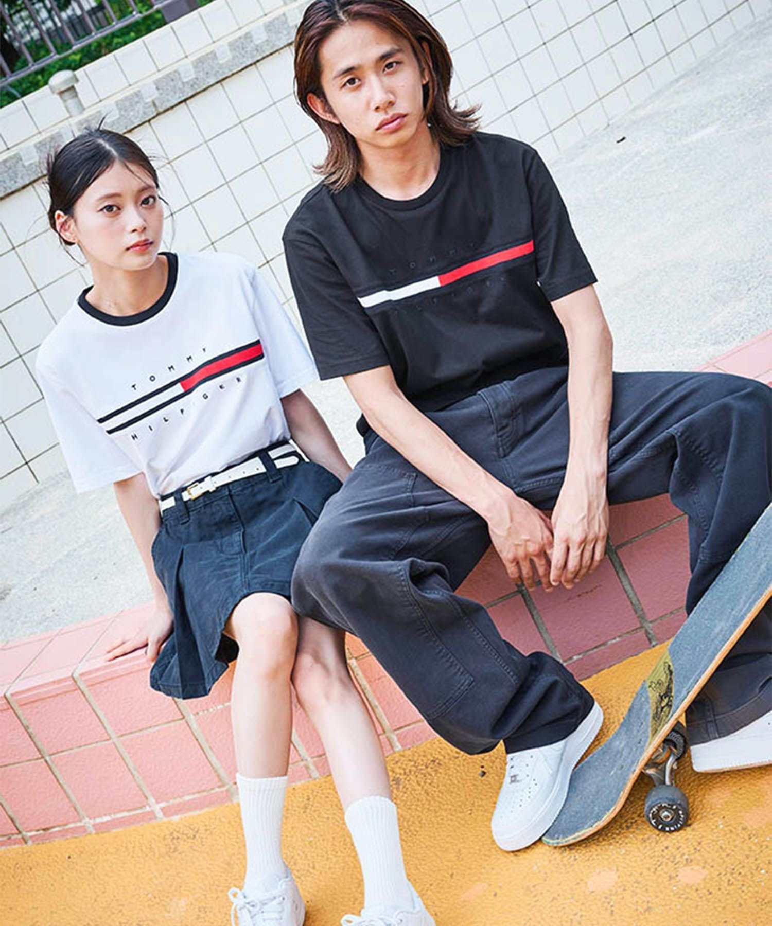 Футболка с логотипом TOMMY HILFIGER / TINO TEE, Black 065