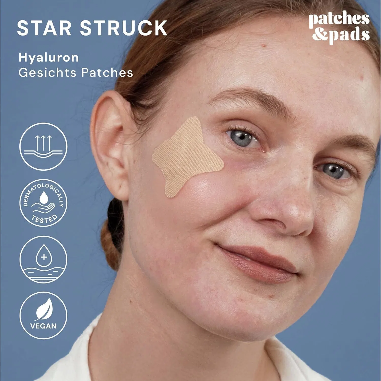 Хлопковые пластыри против морщин с гиалуроном от Patches & Pads Patches&Pads — фото 2