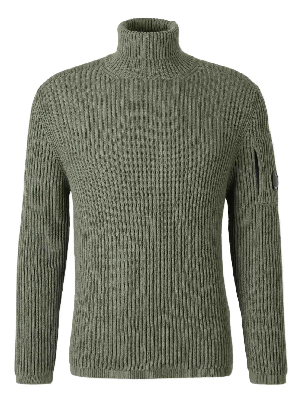 

Свитер с воротником-водолазкой C.P. Company, зеленый