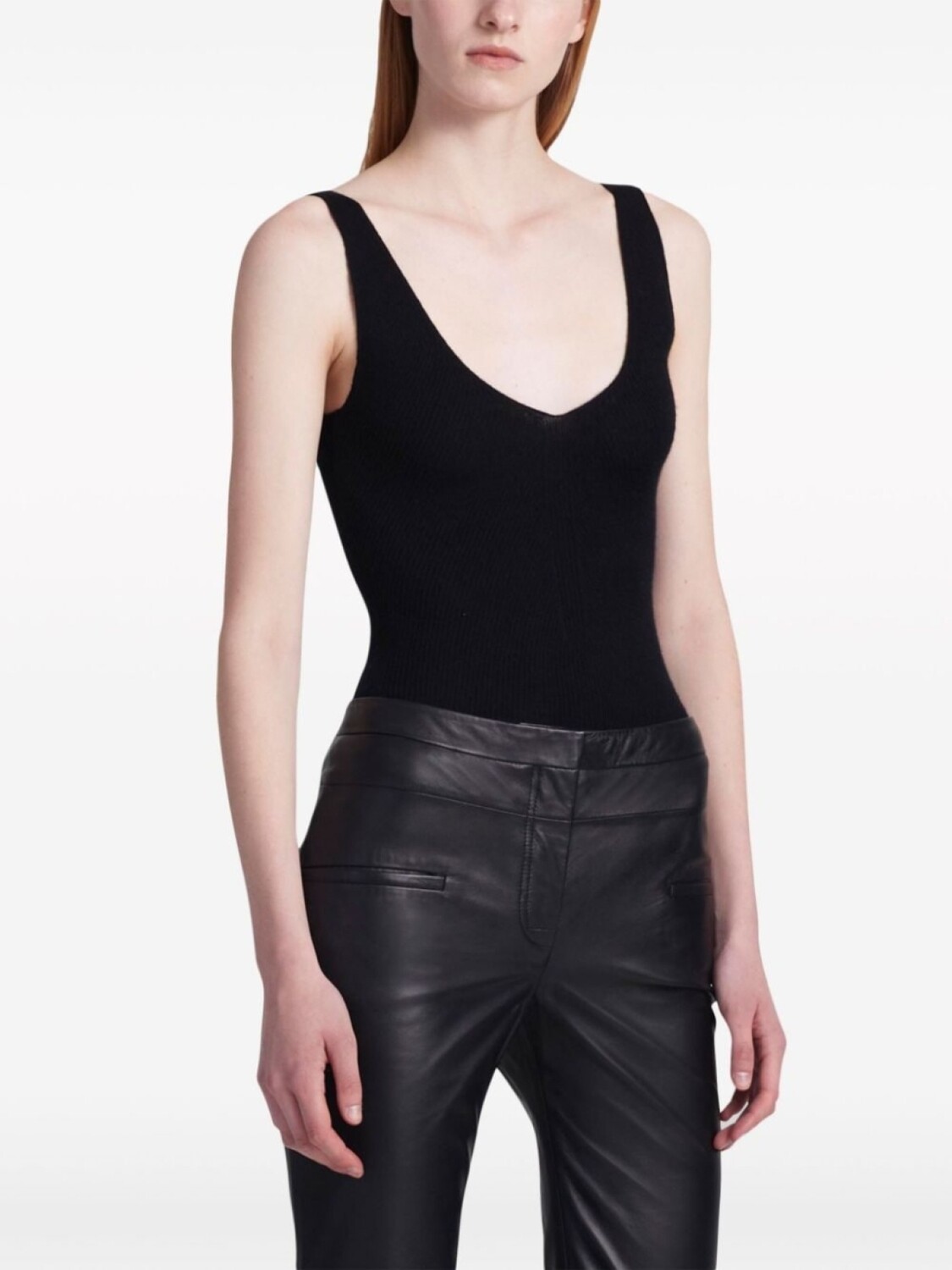 

Altuzarra кашемировый топ Sadie, черный