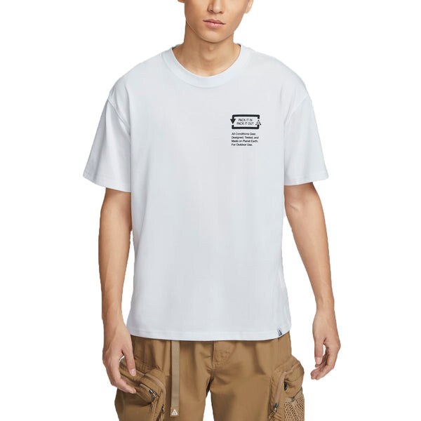 

Футболка с графическим принтом acg dri fit Nike, белый