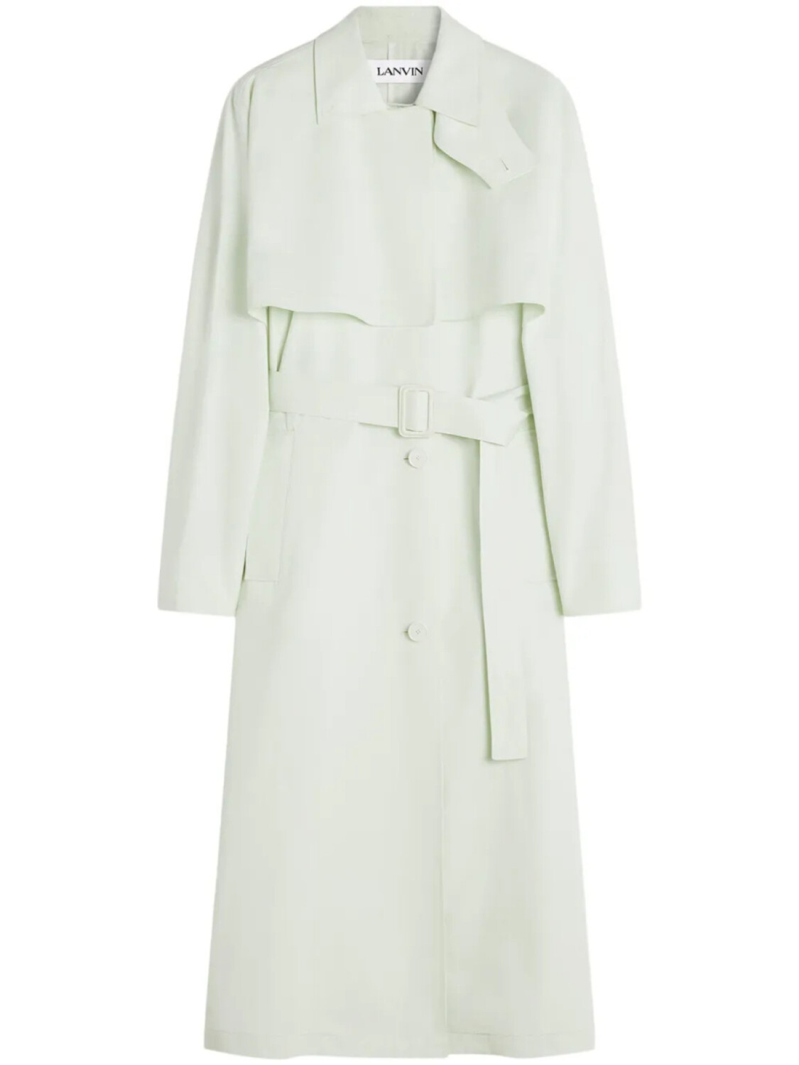 

Lanvin тренч с поясом, белый