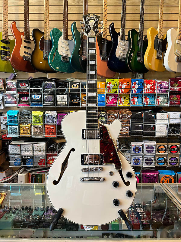 

Электрогитара D'Angelico Premier SS Semi-Hollow Single Cutaway - Champagne 2021