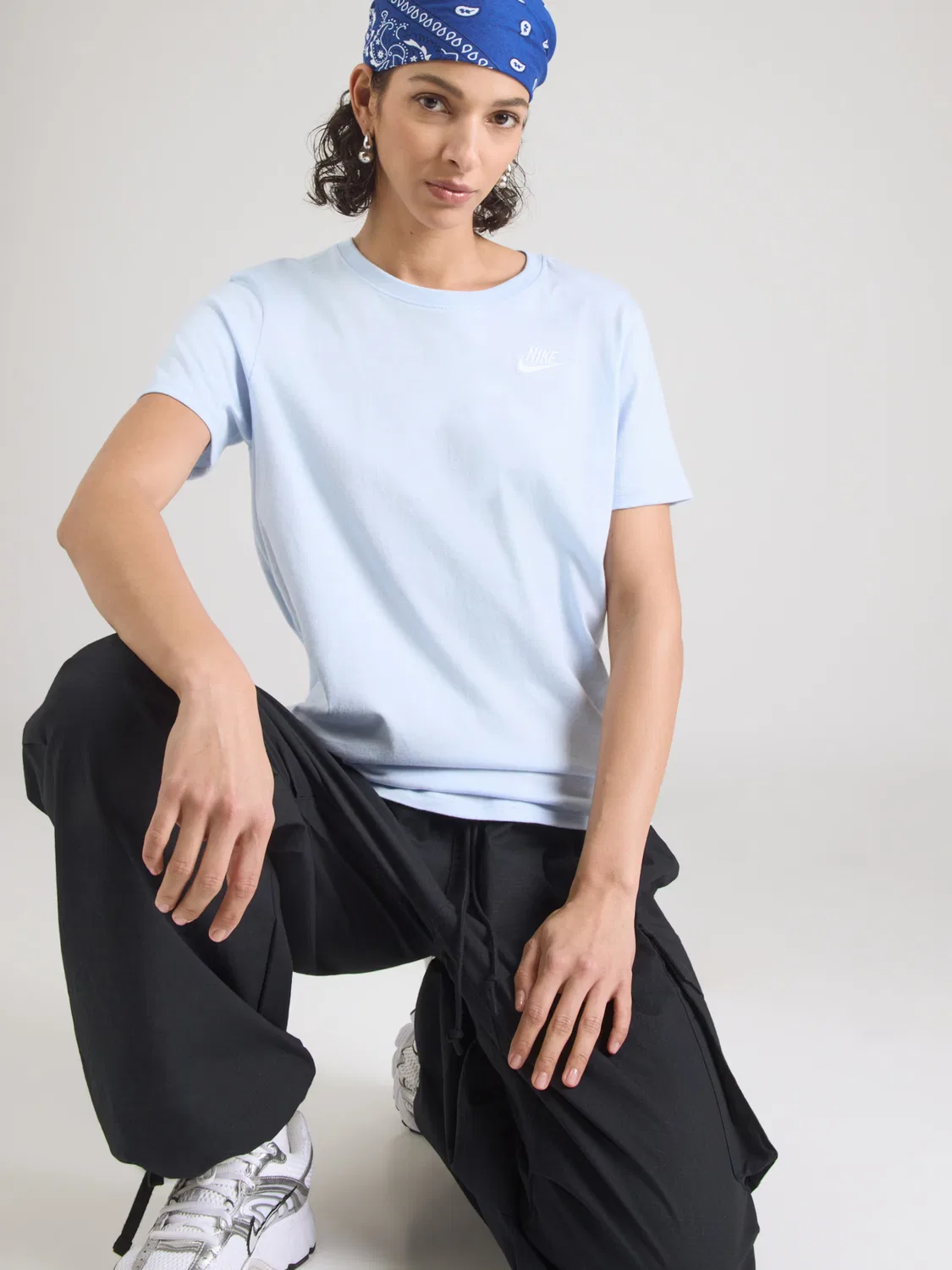 Футболка 'Club Essential' Nike Sportswear, Pastel Blue — фото 3