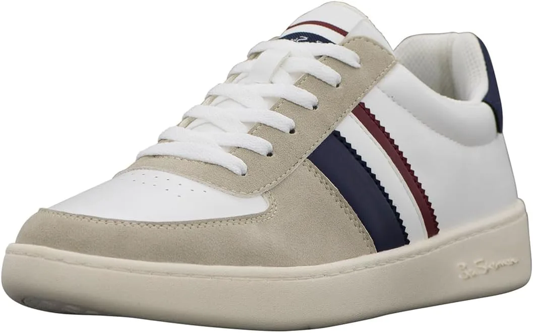 

Мужские кроссовки Ben Sherman Hyde Classic, белый/бежевый/темно-синий/красный