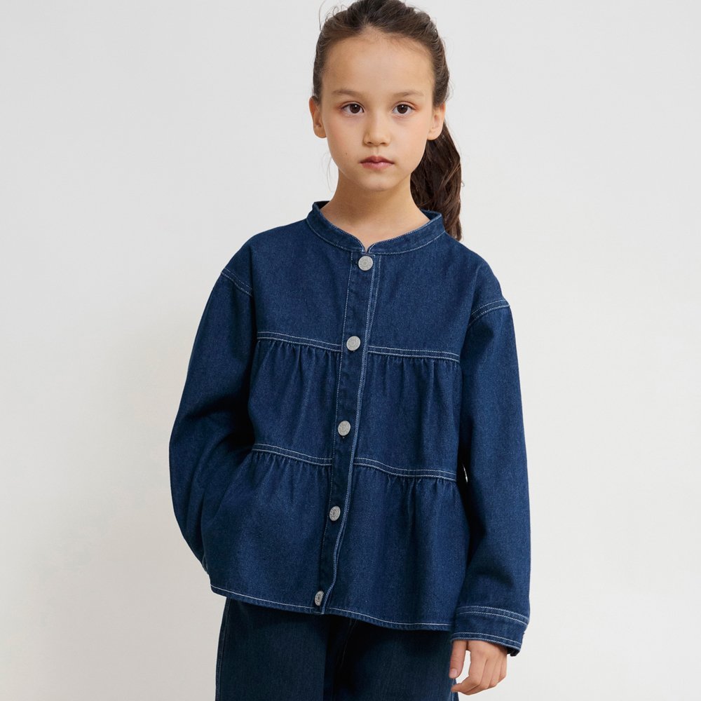 Джинсовая куртка-стойка Branshes, blue