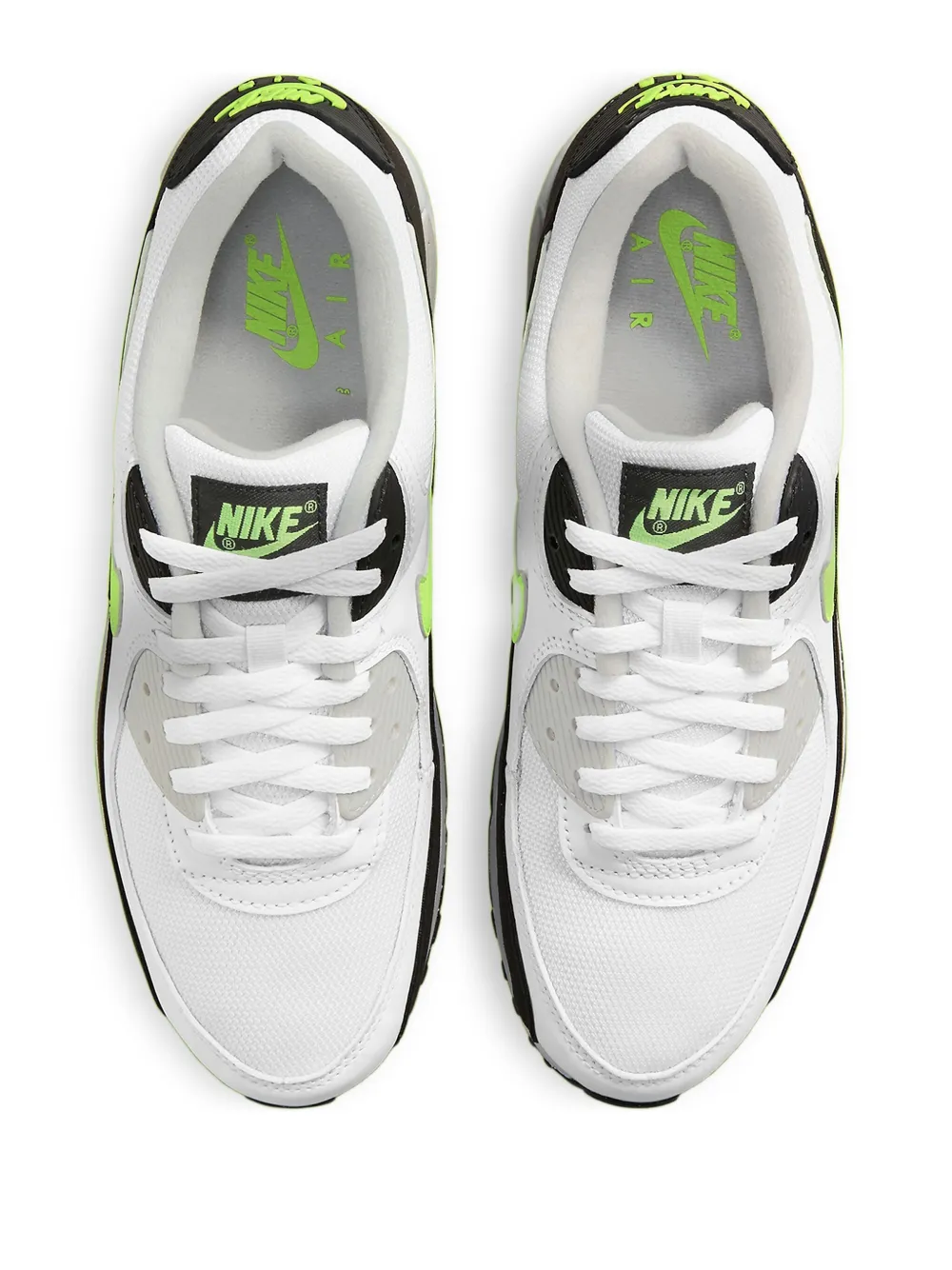 Кроссовки Air Max 90 Green Nike, белый — фото 4