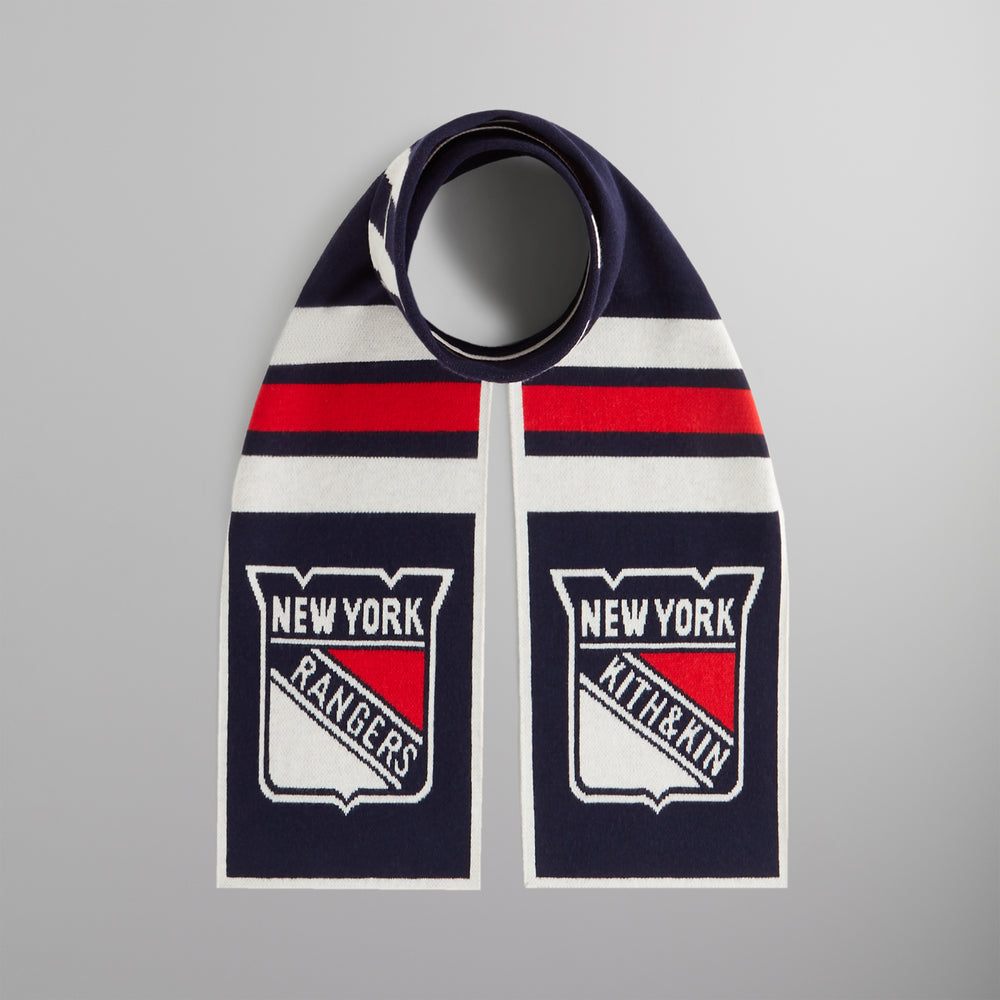 

Шарф Kith for the New York Rangers Shield Knitted Scarf, черный