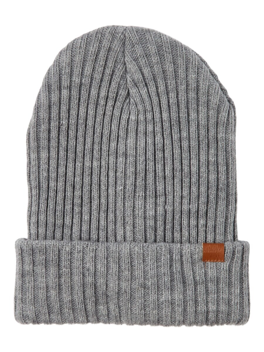 

Шапка NAME IT Beanie Milan, цвет mottled grey