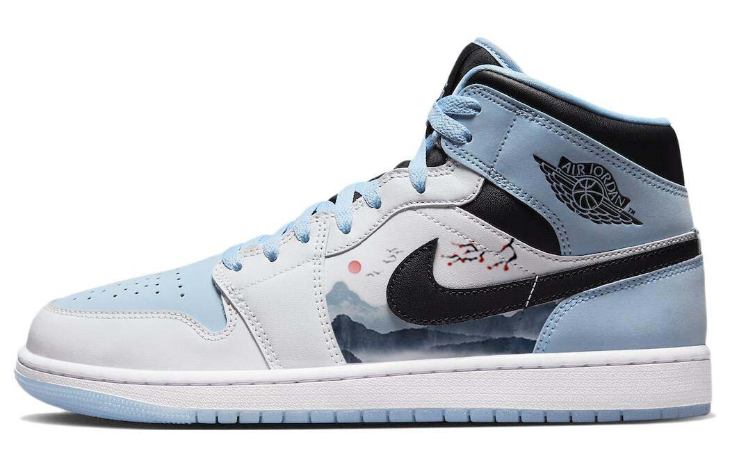 

Jordan Air Jordan 1 винтажные баскетбольные кроссовки мужские, Blue