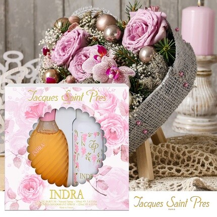 Ulric De Varens Indra Eau De Parfum для женщин — теплый цветочный аромат — жасмин, ирис и амбра — женственный и нежный — 3,4 жидких унции, Saint Pres — фото 2