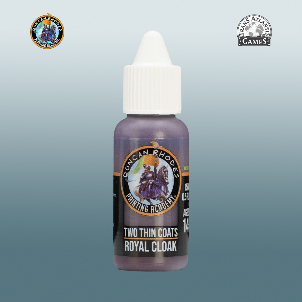 

Аксессуары Duncan Rhodes Painting Academy Two Thin Coats: Royal Cloak (15ml)