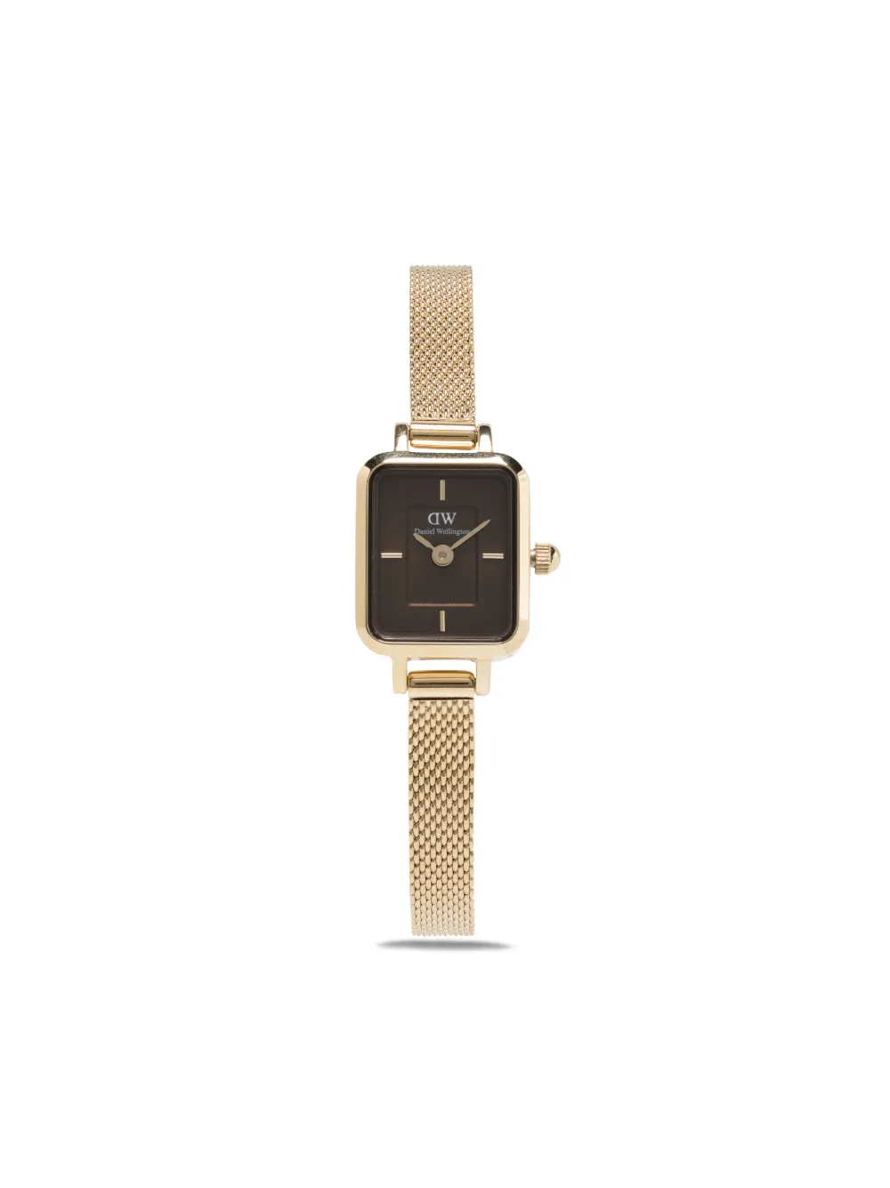 

Наручные часы Quadro Mini 19 мм Daniel Wellington, коричневый