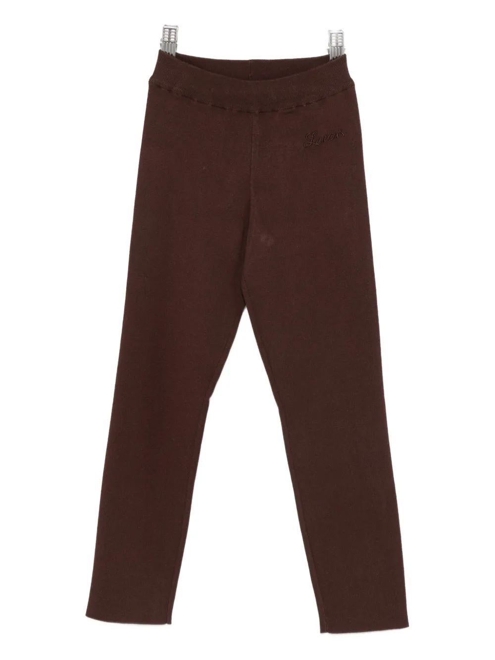 

Брюки с ребристым поясом Laneus, коричневый