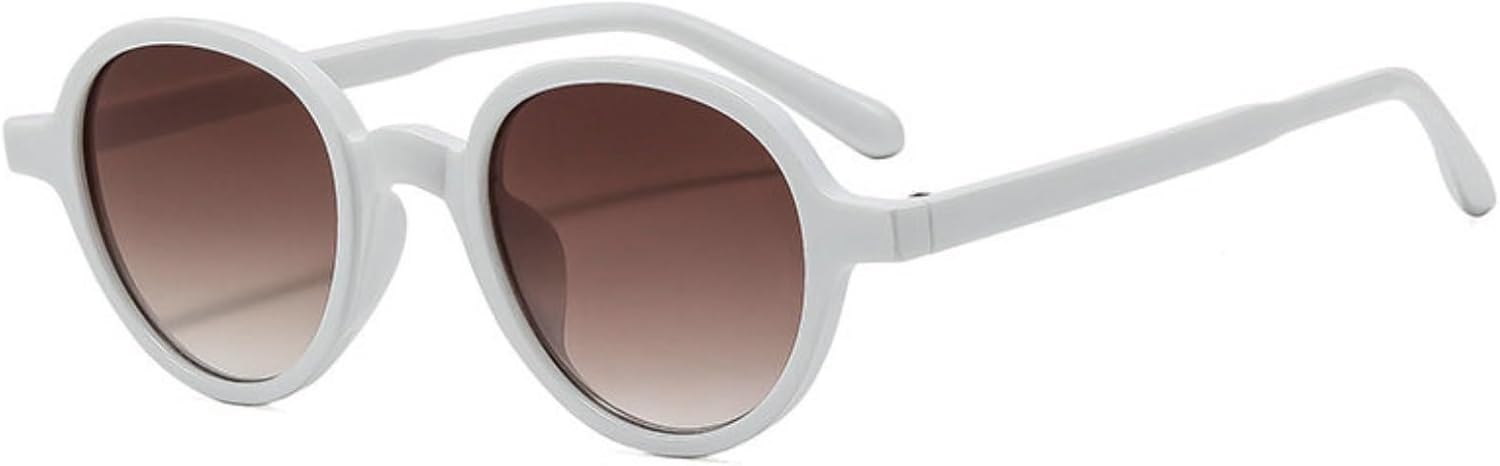 

Солнцезащитные очки Willochra Retro Small Round Punk для женщин, модные градиентные очки с защитой от УФ-излучения UV400 для мужчин, с заклепками, черные, в тренде, C7