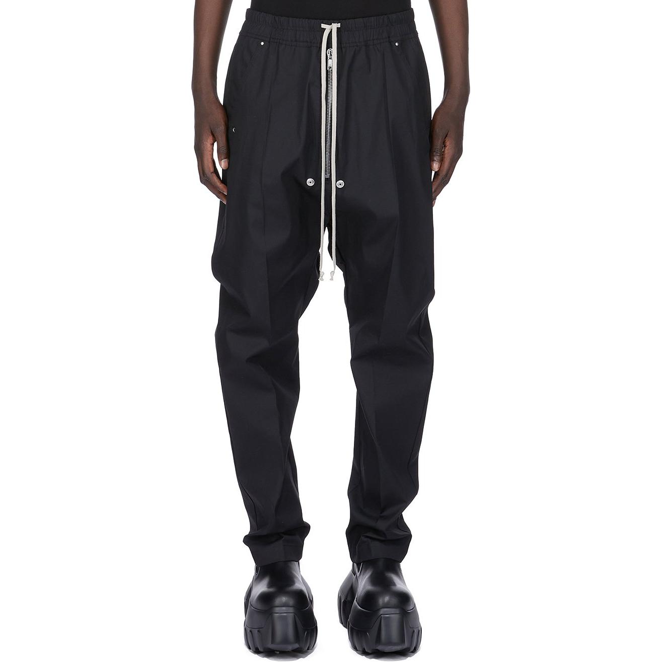 

RICK OWENS Брюки бела с завязками