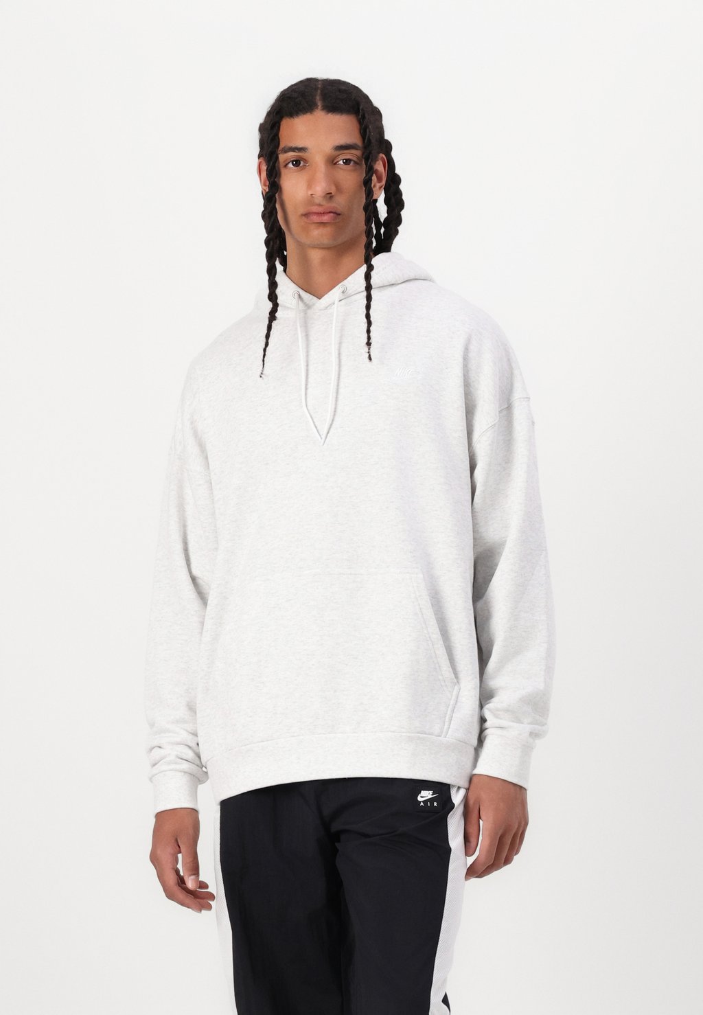 

Толстовка CLUB OVERSIZED - Hoodie Nike Sportswear, цвет Birch Heather/White