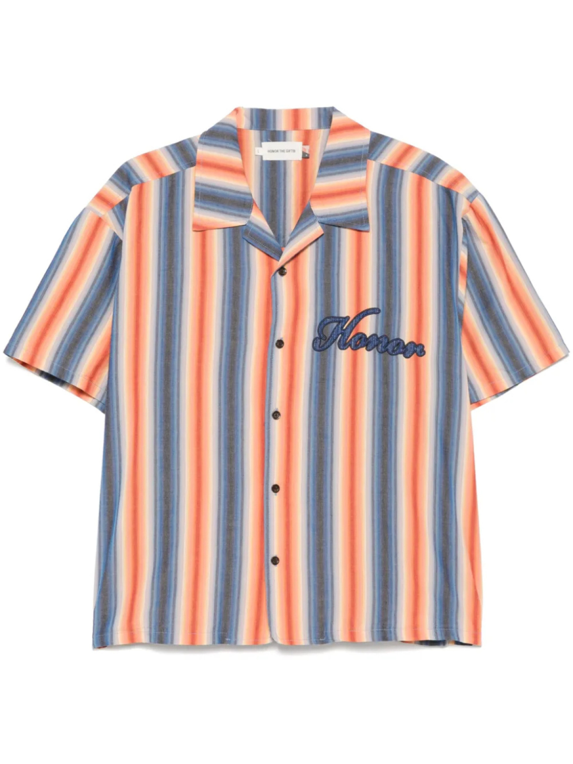 

Полосатая рубашка Honor The Gift, синий