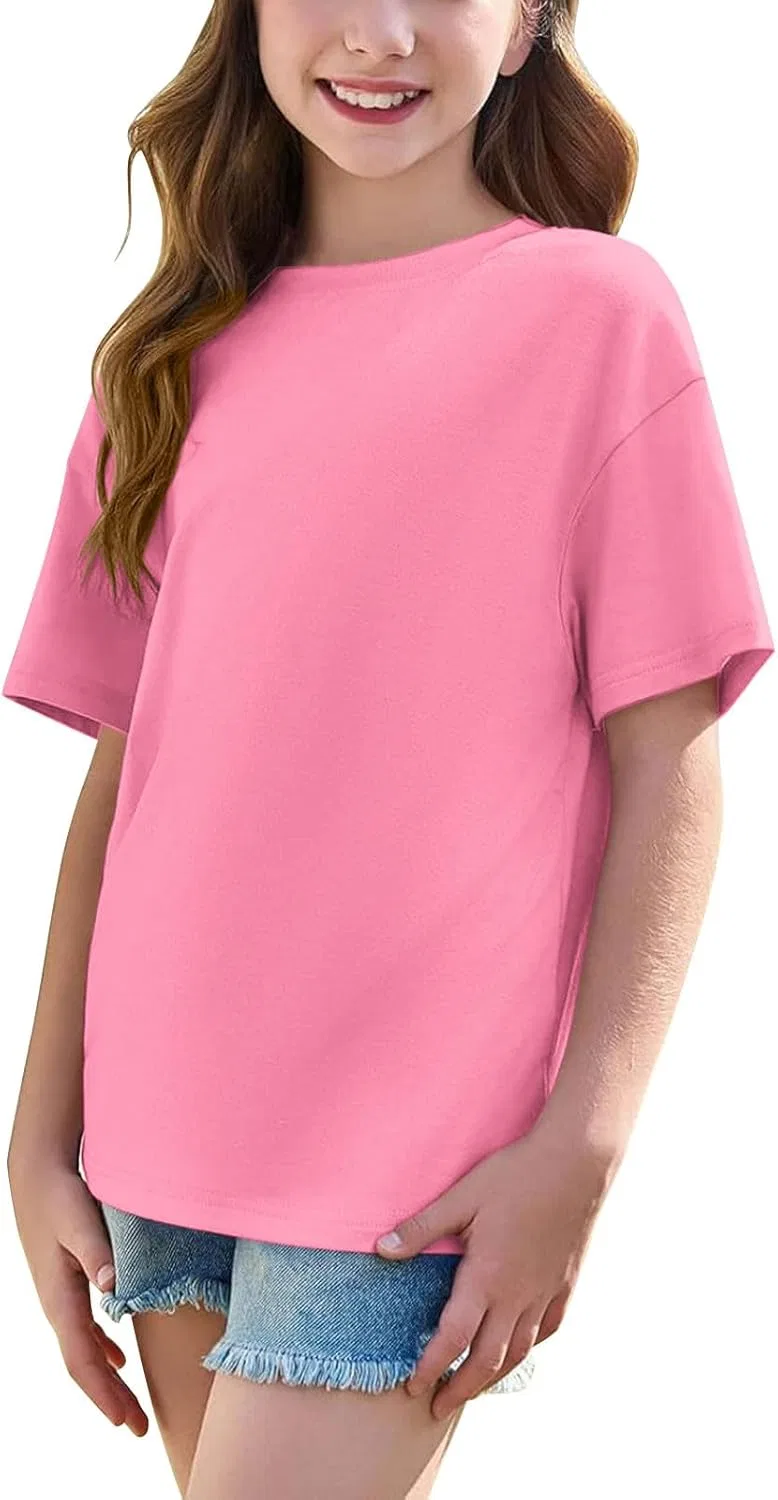 Футболка детская хлопковая Zzalalana, Hot Pink — фото 4