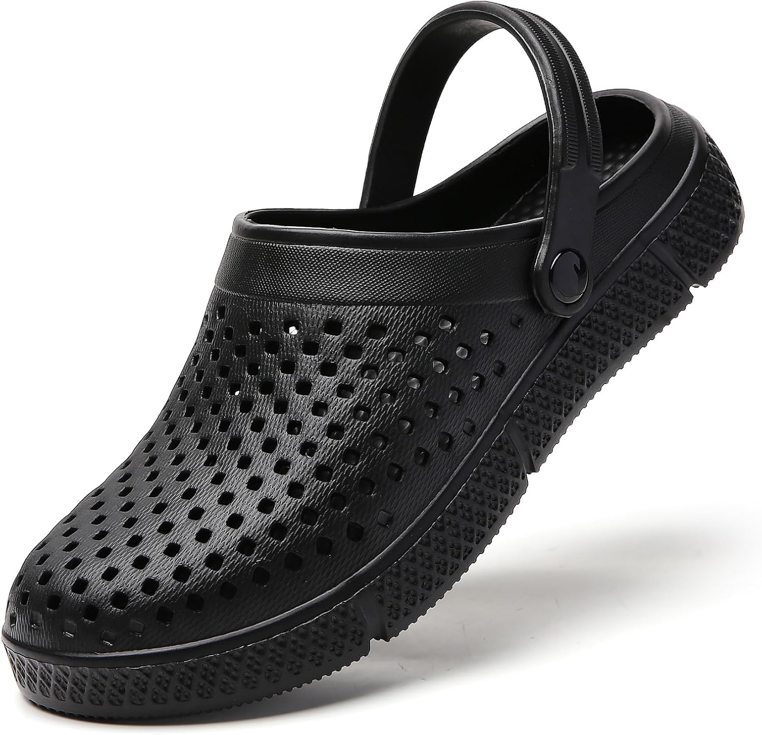 

Женские садовые сабо FLIOZY, мужские пляжные туфли для воды, тапочки-сандалии, дышащие повседневные легкие уличные прогулочные туфли, унисекс, черный