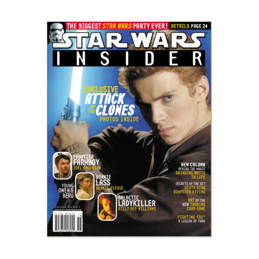 

Журнал #58 "Attack of the Clones, Behind the Magic, Secrets of the Set", Star Wars Insider #051 - #100 (WOTC)