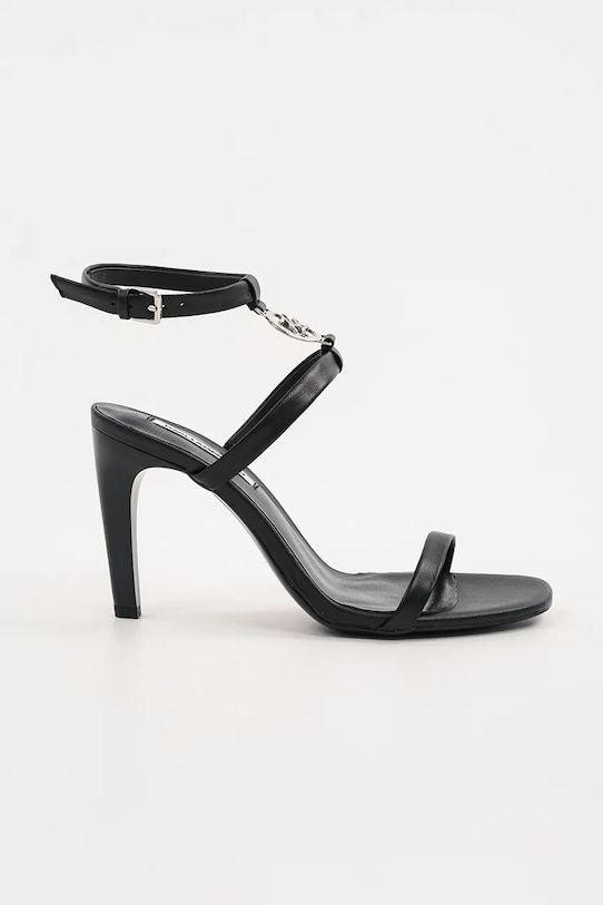 Кожаные сандалии Belvia Karl Lagerfeld, черный