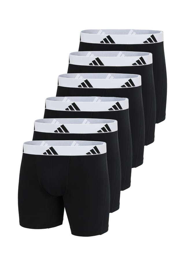 

Длинные шорты / брюки 6 шт. в упаковке активный гибкий хлопок Adidas, белый
