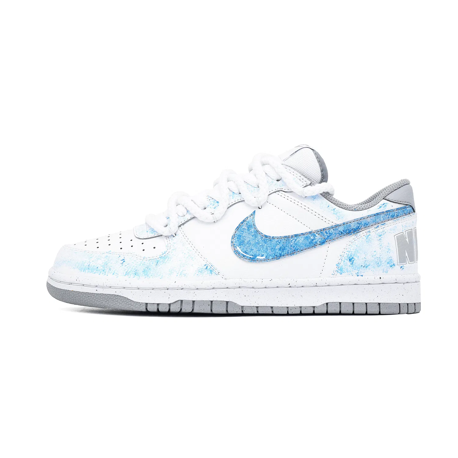 Кеды Nike Big Low бело-синие