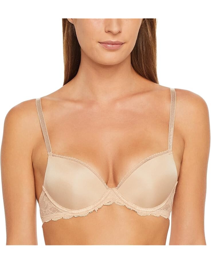 

Бюстгальтер Calvin Klein Seductive Comfort with Lace Demi Bra, цвет Bare