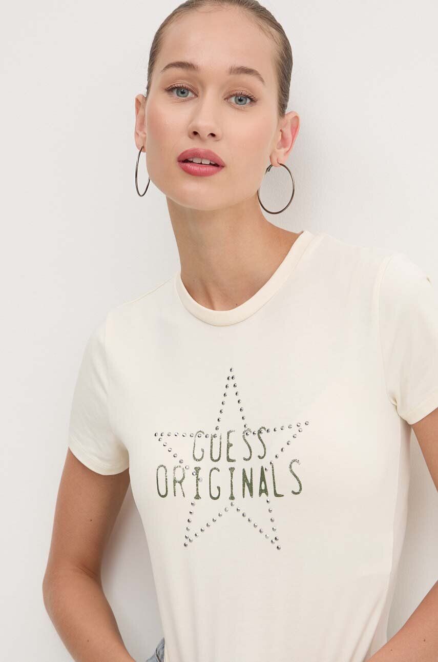 

Футболка Guess Originals, бежевый