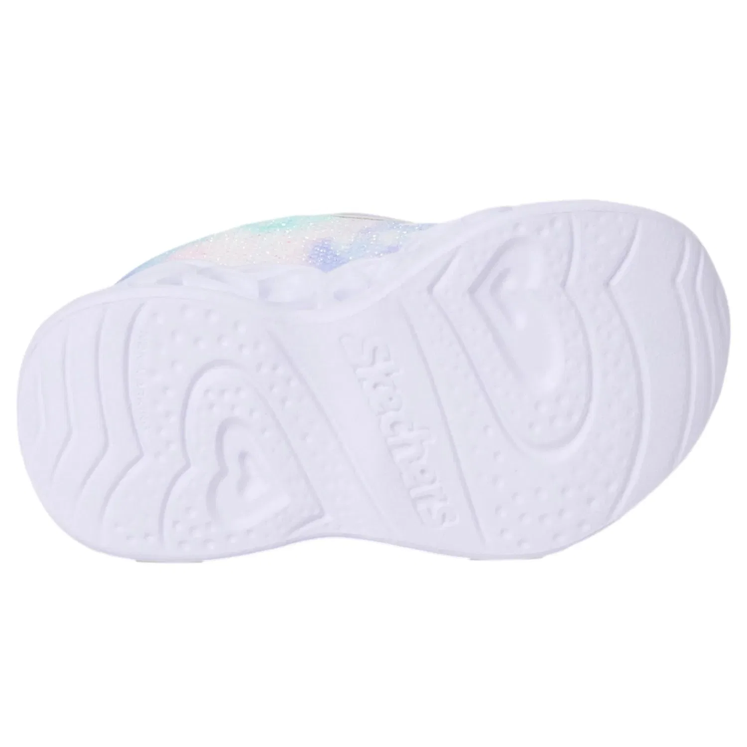 Детские кроссовки Skechers Heart Lights - Lovin Reflection, лавандовый/светло-розовый — фото 3