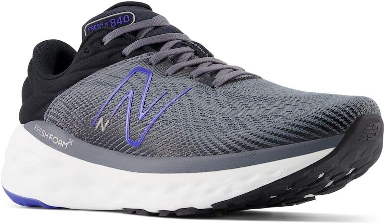 Мужские кроссовки для бега New Balance Fresh Foam X 840 V1, черный/синий — фото 4