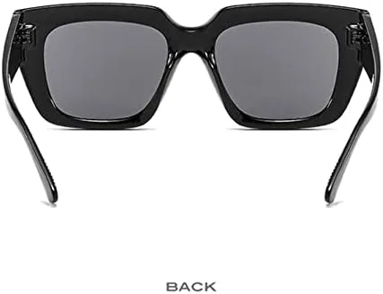 

Ретро-солнцезащитные очки большого размера в черно-белом цвете для женщин, градиентные очки-маска с защитой от УФ-излучения UV400 MTZJH, C2 Lake Blue Black