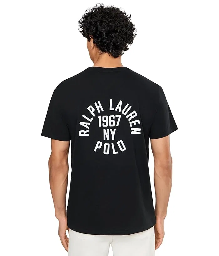 Футболка Classic Fit с логотипом Polo Ralph Lauren, Polo Black 1 — фото 4