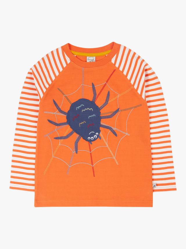 

Детский лонгслив Alfie из хлопка Frugi, Salamanderstr/Spider