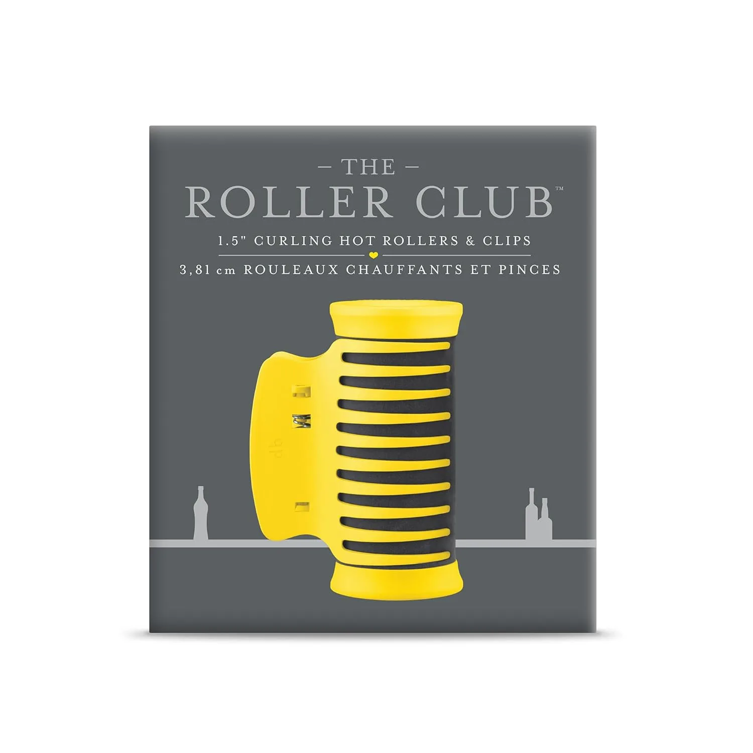Drybar The Roller Club: термобигуди и зажимы для завивки волос 1,5 дюйма. 1 шт. (2 шт.), Yellow