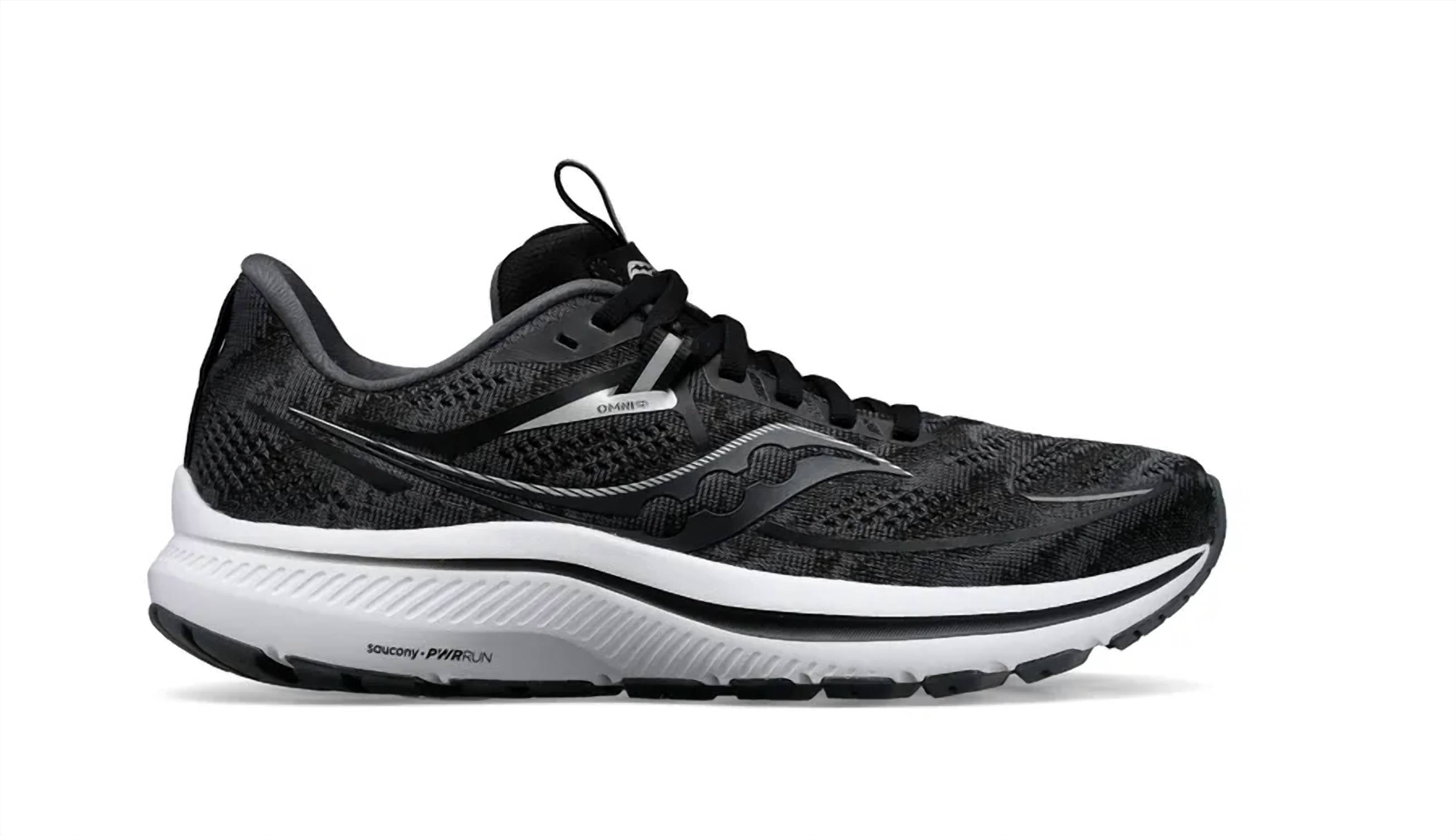Женские кроссовки Omni 21 в черном/белом цвете SAUCONY