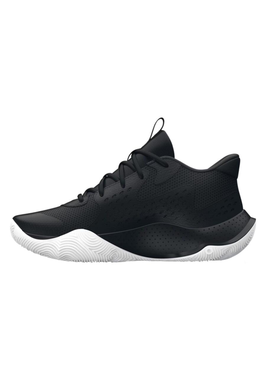Баскетбольные кроссовки Under Armour UA JET 23 унисекс 3026634 001 чёрно-золотые — фото 4