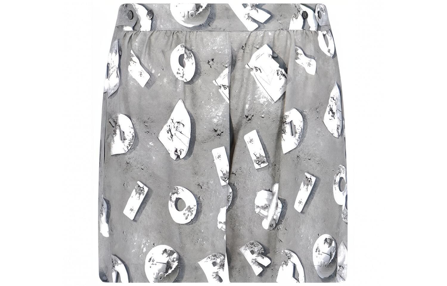 Daniel Arsham Quarterly Новые продукты Повседневные шорты Мужские Серые Dior, серый — фото 2