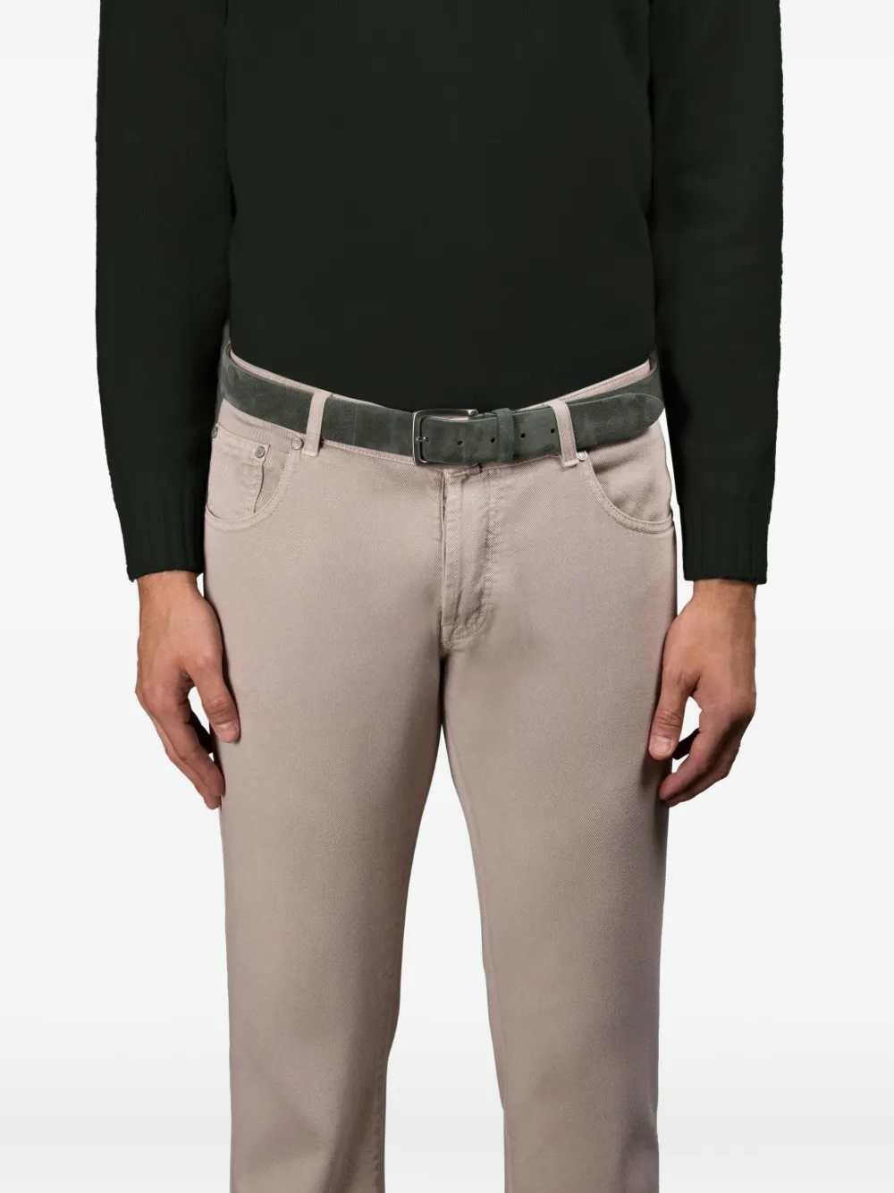 

Замшевый ремень Battista Moorer, зеленый