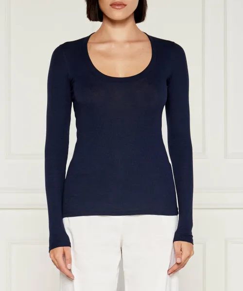 

Блуза Slim fit Polo Ralph Lauren, синий