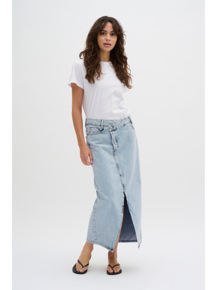 

Юбка длиной до колена My Essential Wardrobe, цвет light blue retro wash