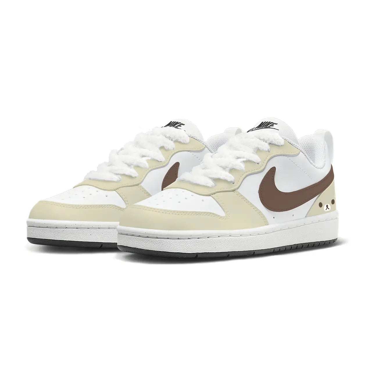 Court Borough Apricot Cute Bear низкие детские скейтбординговые кроссовки Apricot Nike, априкот — фото 4