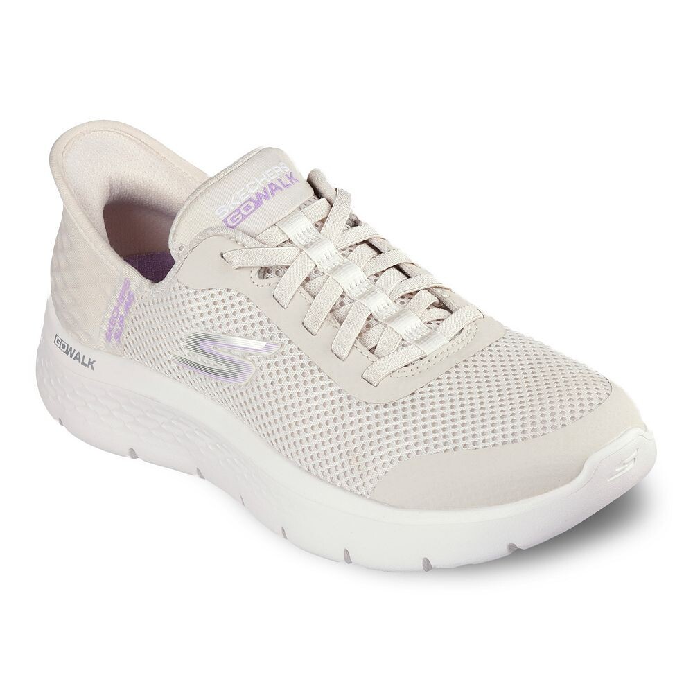 Женские кроссовки Skechers Hands Free Slip-ins GO WALK Flex Grand Entry, кремовый