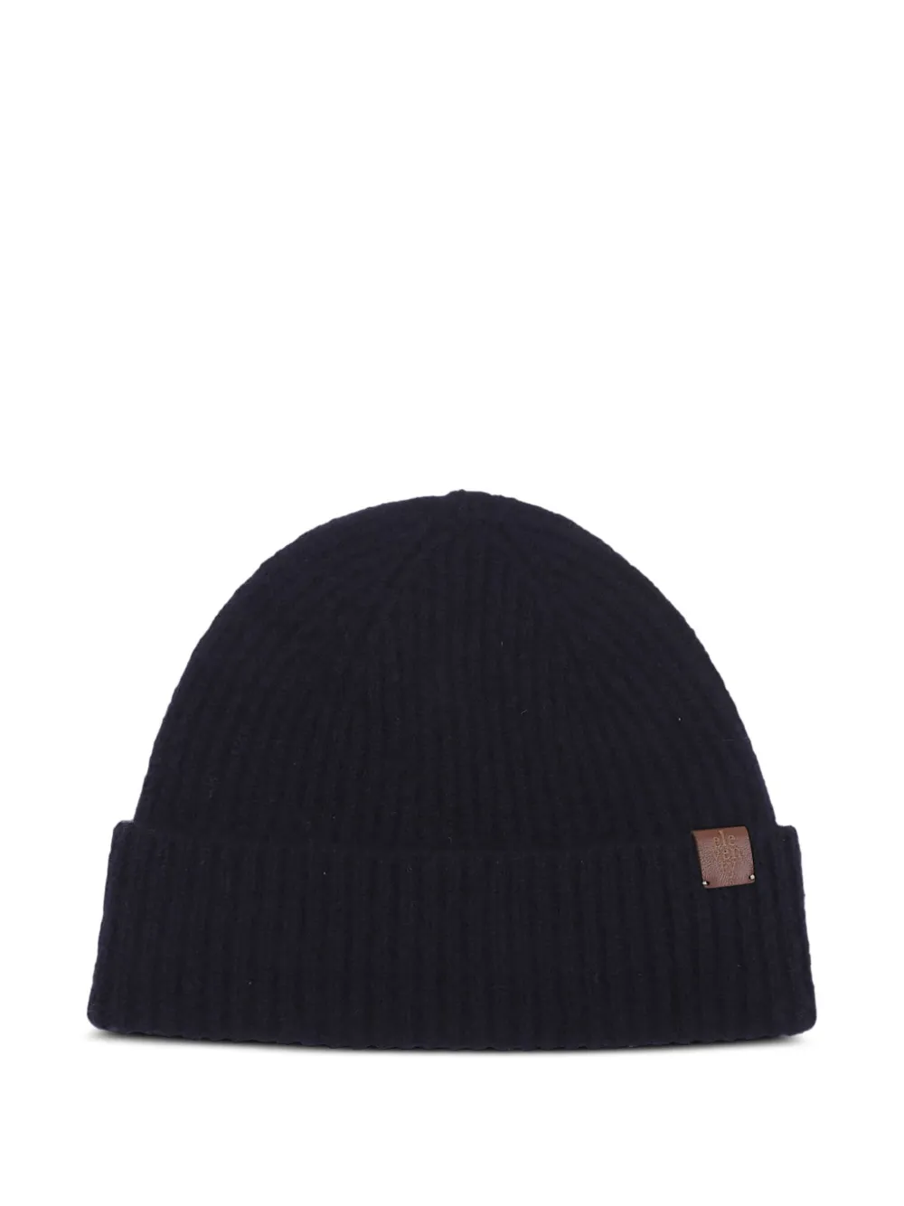 

Шапка бини в рубчик Eleventy, черный