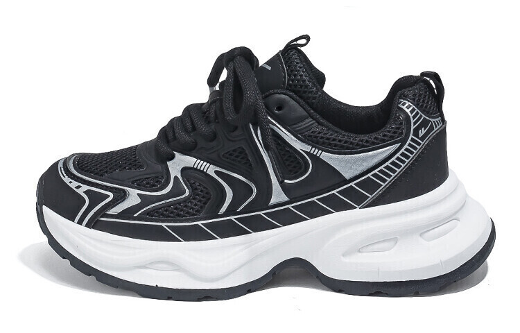 

Кроссовки WARRIOR Chunky Sneakers Unisex Low-top Black, черный